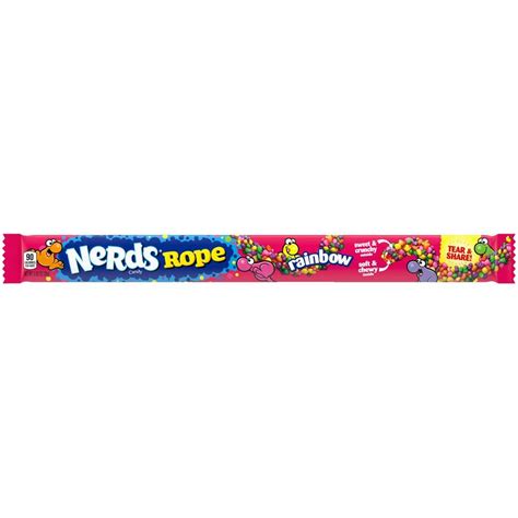 Nerds Rope Rainbow Candy 092 Oz 24 Count