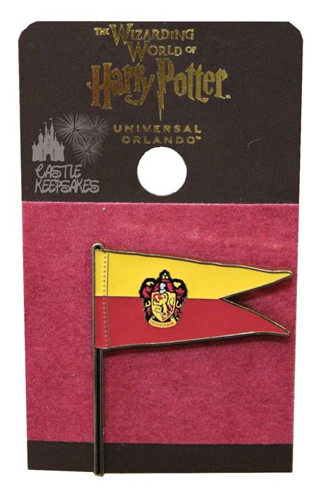 Wizarding World Of Harry Potter Gryffindor Flag Pennant Trading Pin