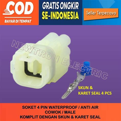 Jual Soket Dlc Honda 4 Pin Male Soket Dlc Reset Soket Dlc Short