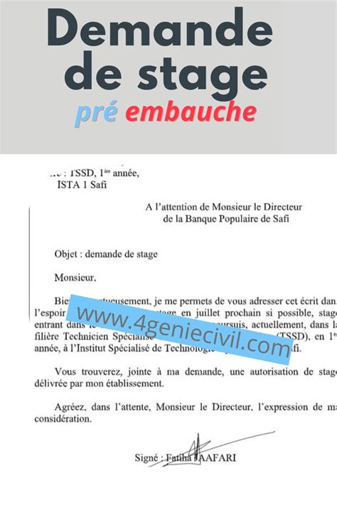 Je suis actuellement en seconde et nous avons besoin rapidement de rédigez une demande de stage dans le cadre scolaire. Demande de stage pré embauche pdf en 2020 | Lettre de motivation stage, Lettre de motivation ...