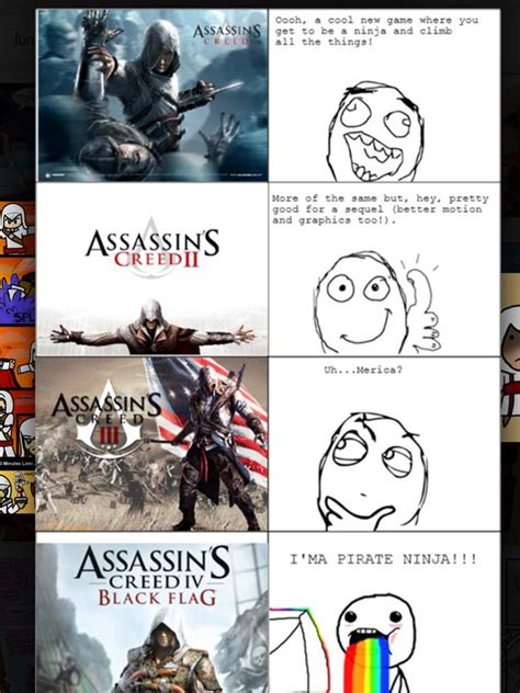 Funny Assassin S Creed Comics Video Games Amino