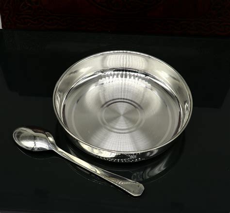 999 Pure Silver Handmade Solid Plate Silver Utensils Silver Etsy