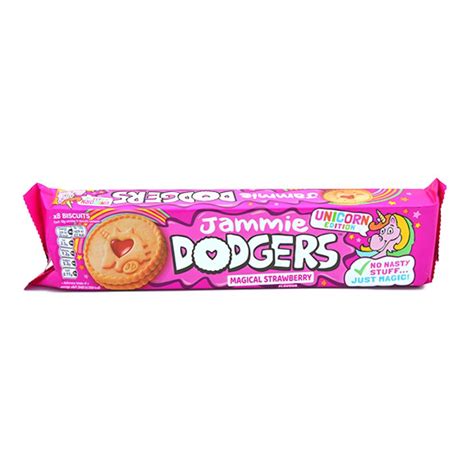 Jammie Dodgers Magical Strawberry Unicorn Edition 140g Poppin Candy