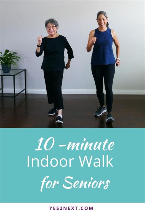 Indoor Walking Workout For Seniors Walking Exercise