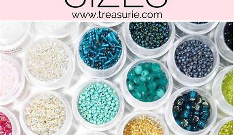 Seed Bead Sizes - Buyers Guide to Size & Types | TREASURIE