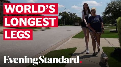 Us Teenager Breaks World Record For Longest Female Legs Youtube