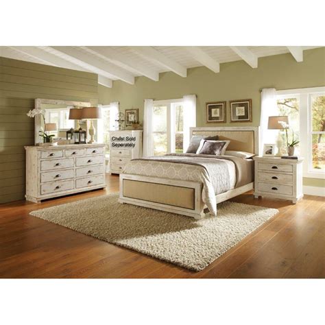 Bed shown may not represent size indicated. Willow 4 Piece Queen Bedroom Set | RC Willey Furniture Store