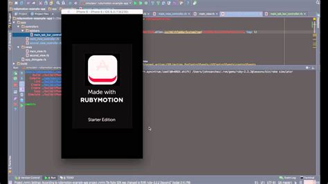 11 Ios Development With Ruby Using Rubymotion Adding A Uitabbar To