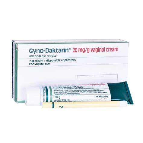 Miconazole Vaginal 40g Gyno Daktarin Cream Rocket Health