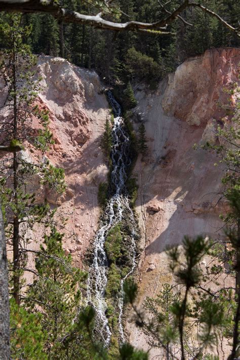Beautiful Cascade On The Side Of The Grand Canyon Of The