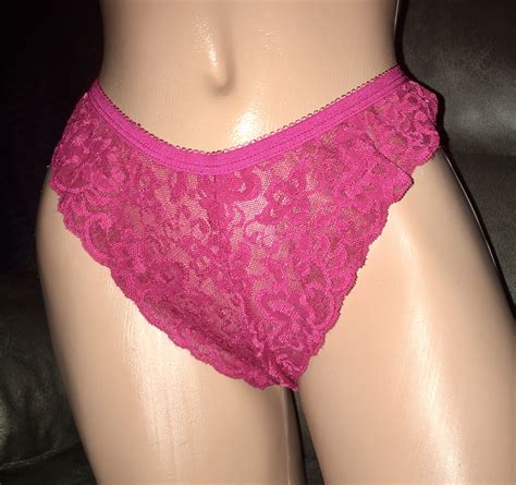 Pink Lace Thong On Storenvy