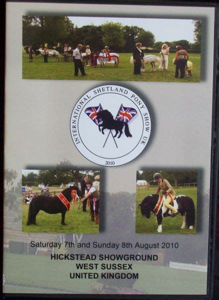 International Show Dvd Shetland Pony Stud Book Society