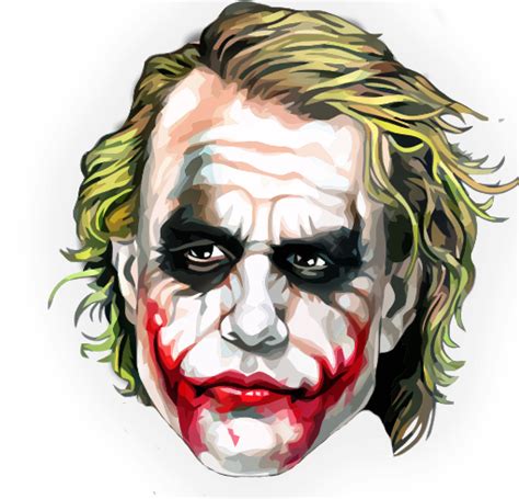 Joker Heath Ledger Png 1302 Download