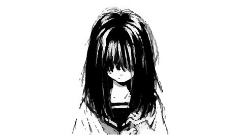 Depressing Cartoon Aesthetic Aesthetic Sad Anime Girl HD Wallpaper