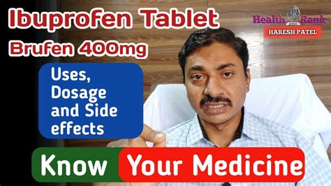 Ibuprofen Tablets Brufen 400 Ibuprofen Uses Dosage Side Effects Brand Name Health