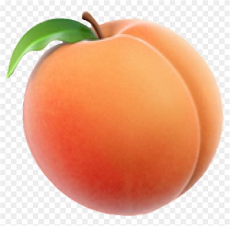 Peach Emoji Transparent Background Transparent Peach Emoji Png Png
