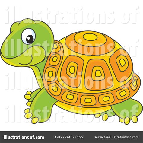 Turtle Clipart #1529709 - Illustration by Alex Bannykh
