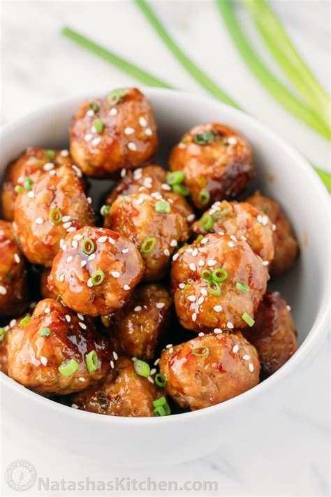 In a large bowl, combine ground chicken, gruyère, bread crumbs, parsley, egg, and garlic. Teriyaki Meatballs | Recipe | Teriyaki meatballs, Teriyaki ...