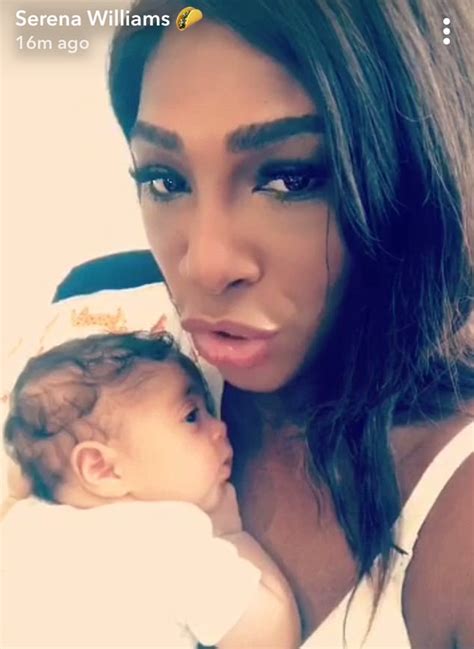 Meet alexis olympia ohanian jr. Serena Williams she shares tender moment with baby Alexis ...