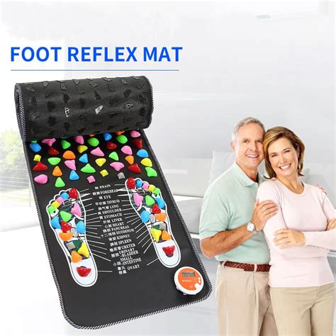 Reflexology Stone Foot Acupressure Massage Mat Pain Relief Feet Walk Massager Walk Stone Foot