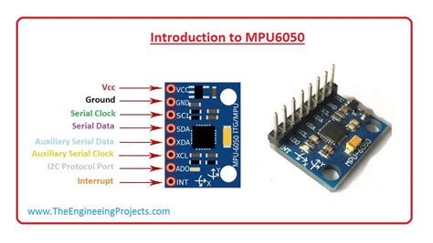 MPU6050 6 DoF Accelerometer And Gyroscope Arduino And Raspberry Pi