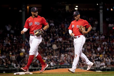 Red Soxs Xander Bogaerts Rafael Devers Spent Offseason Doing