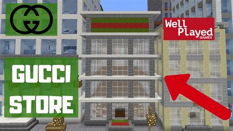 Gucci Store In Minecraft Super Realistic Minecraft Build Youtube