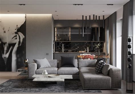 2 Modern Homes The Use Grey For A Calming Effect Living Room Grey