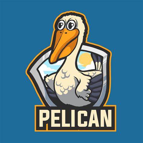 Pelican Mascot Logo 15487321 Vector Art At Vecteezy