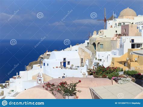 Wonderful Sea View Santorini Island Greece Stock Photo Image Of