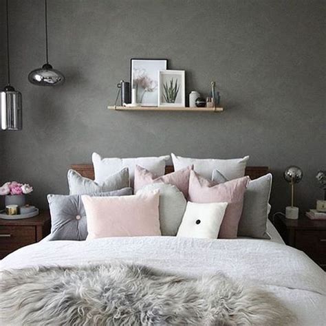 Beautiful Modern Grey Bedroom With Feminine Touches Homedecor