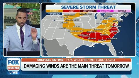 Severe Storm Threat Moves In Southeast On Sunday Latest Weather Clips