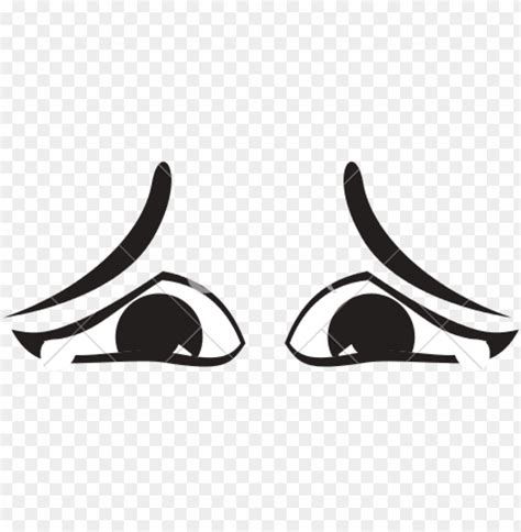 Sad Eye Cartoon PNG Image With Transparent Background TOPpng