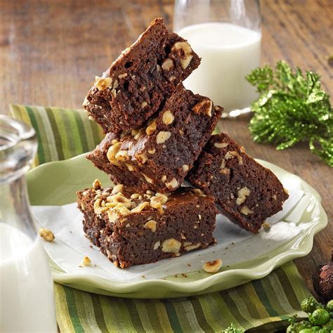 Chocolate Hazelnut Brownies Recipe Taste Of Home