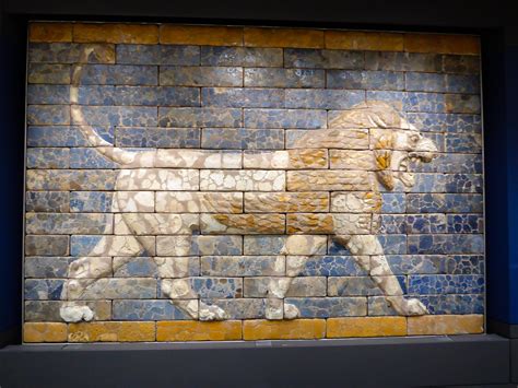 Ishtar Gate Lion Panel On Loan British Museum Oldad57 Flickr