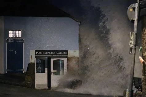 storm eleanor hit st ives porthminster gallery is to remain closed for the foreseeable future