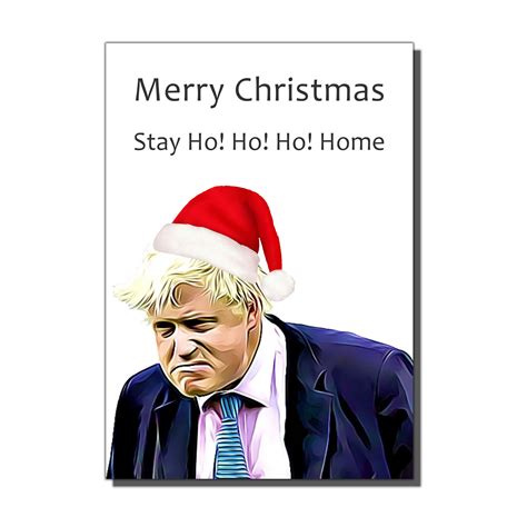 Boris Johnson Christmas Card Etsy