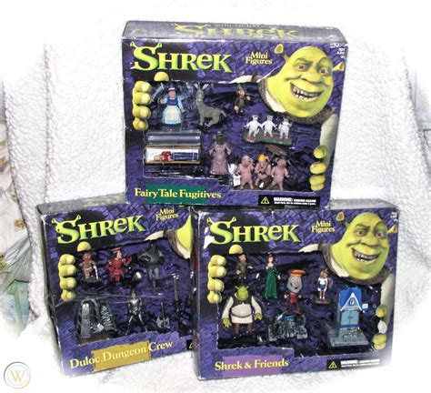 Mcfarlane Toys Dreamworks Shrek Minifigures 2001 Lot Of Three 1758276207