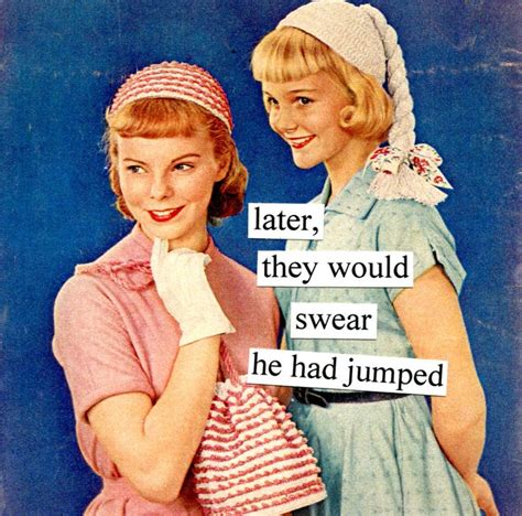 Oh The Things Red And Blondie Will Do Vintage Humor Retro Humor Sick Humor