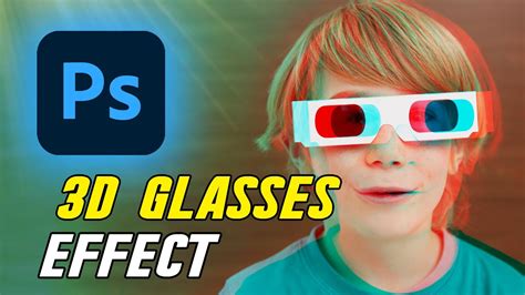 Simple 3d Glasses Effect In Photoshop Youtube