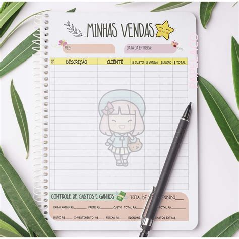Caderno De Vendas Para Imprimir