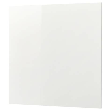Sibbarp High Gloss White Laminate Custom Made Wall Panel Ikea