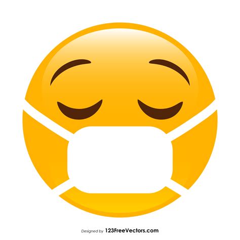 Smiley Face With Mask Clipart Clipart