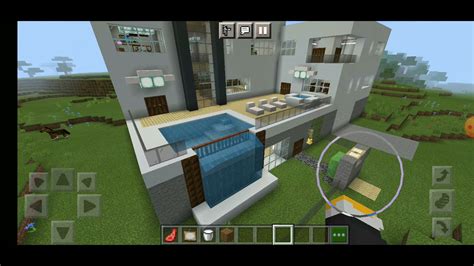 Showcase Of My Blocky House Minecraft Youtube