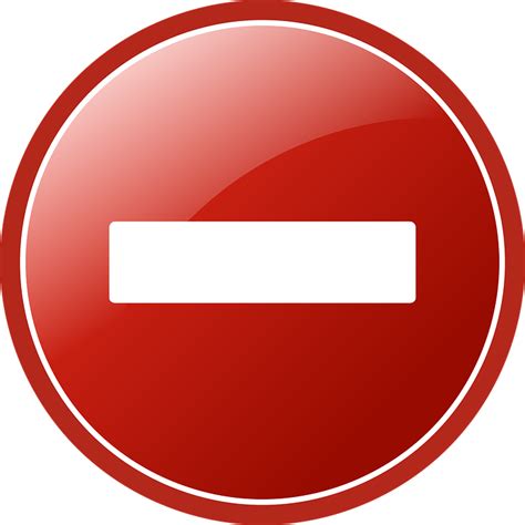 Free Vector Graphic Remove Button Delete Denied Red Free Image