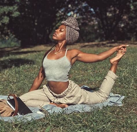 Pin By Alina Ott On Maintaining Healthy Body And Mind Black Girl Yoga Yoga Fashion Yoga