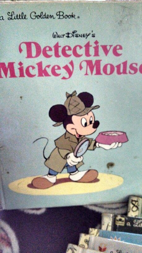 Detective Mickey Mouse 1985 Little Golden Books Mickey Mouse My Books
