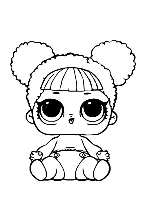 Queen Bee Lol Baby Coloring Page Download Print Or Color Online For Free