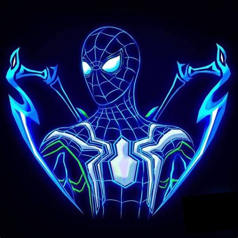 Spider Man Neon Wallpapers Wallpaper Cave