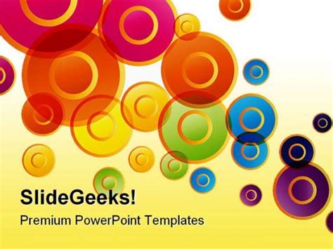 Colored Circles Shapes Powerpoint Templates And Powerpoint Backgrounds